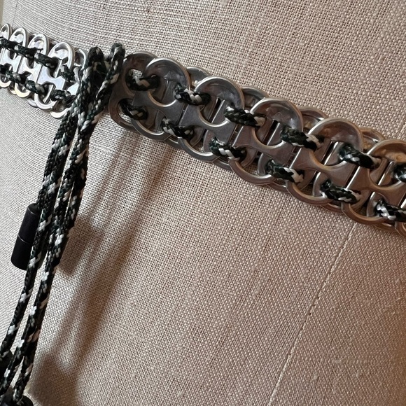 Handmade Unique Pop Soda Tab Belt Silver